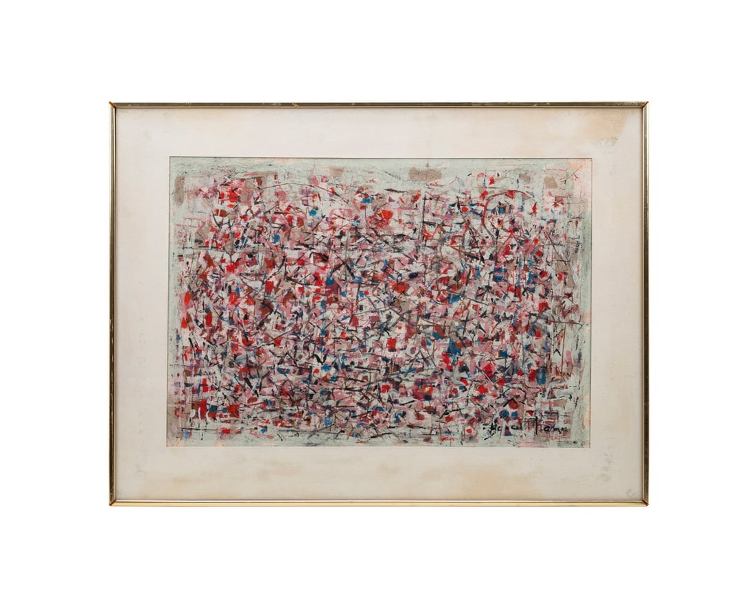 HOWARD THOMAS, 'FESTIVAL PARADE', GOUACHE ON PAPER (1 of 7)