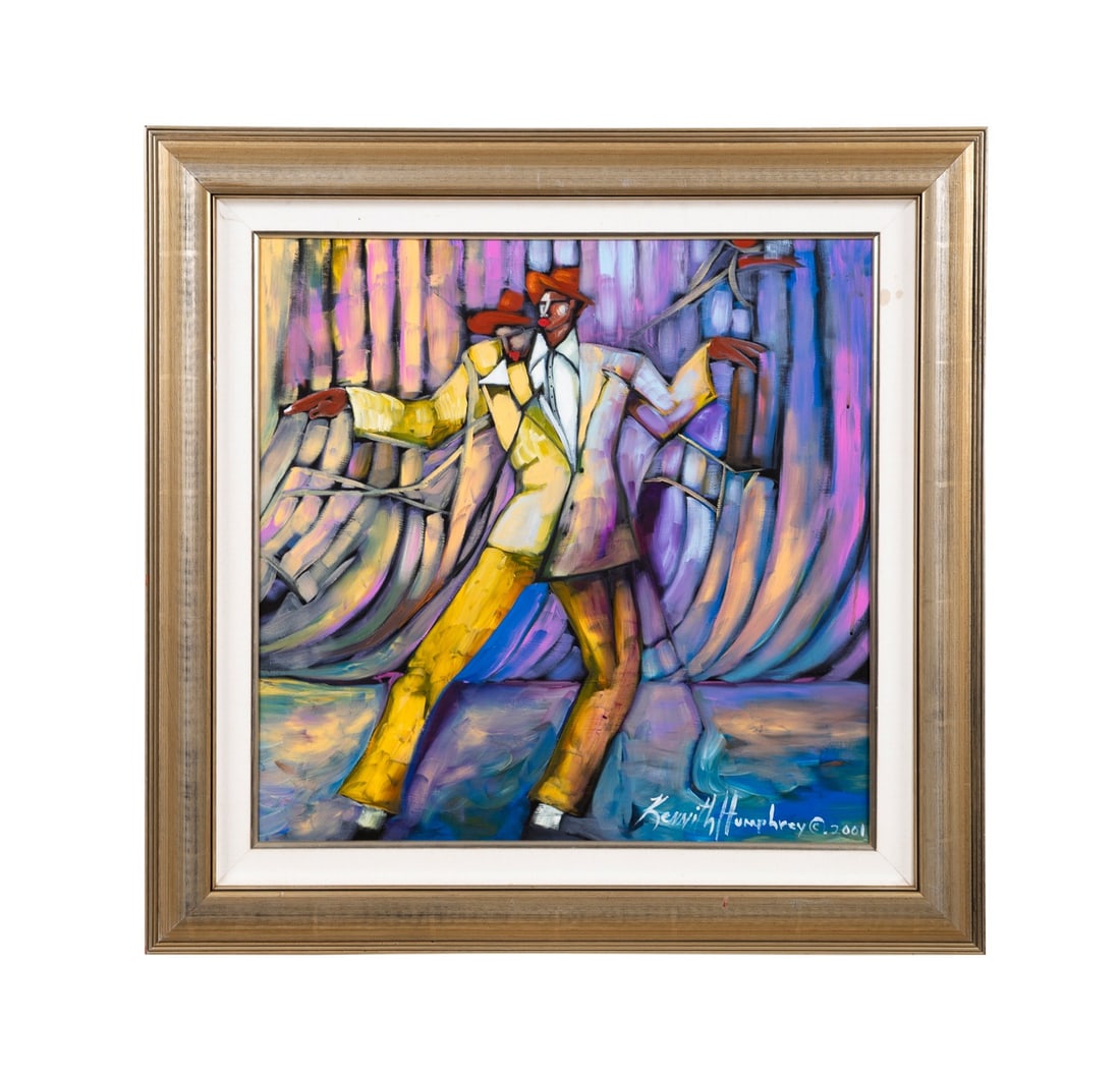 KENNITH HUMPHREY, JAZZ DANCER IN YELLOW SUIT, 2001 (1 of 5)