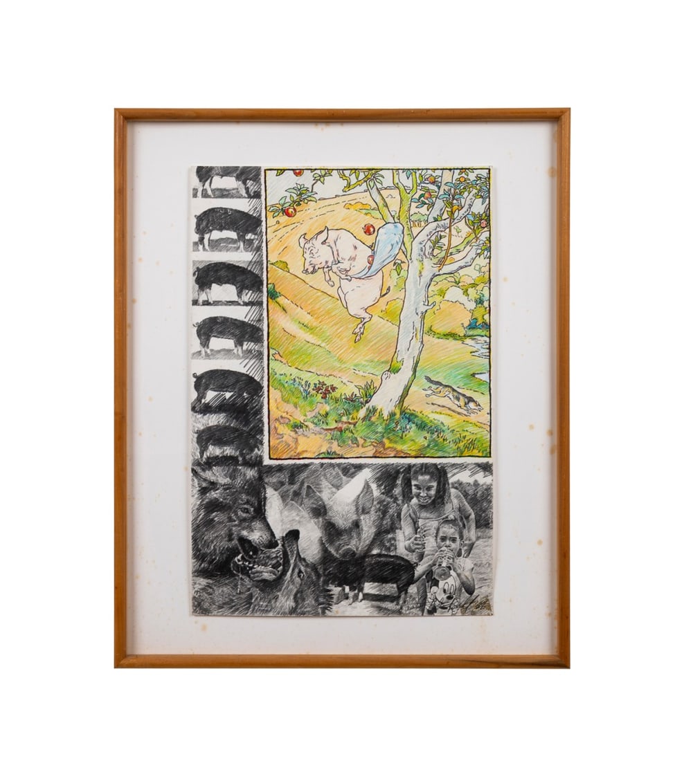 TARLETON BLACKWELL 'HOG SERIES XXXV' DRAWING (1 of 5)