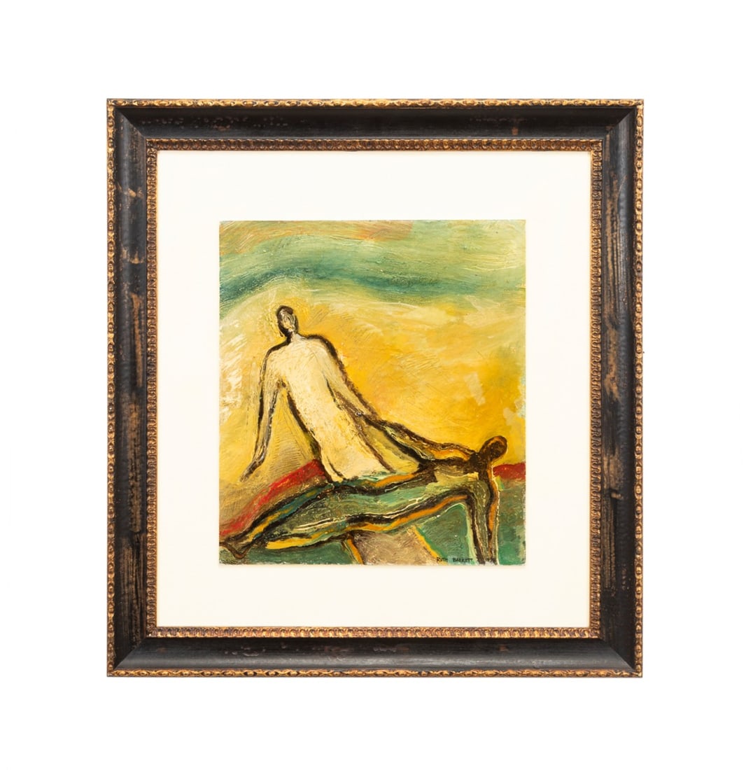 RUTH BARRET 'KEEPER OF THE HOUSE', 1998, OIL (1 of 6)