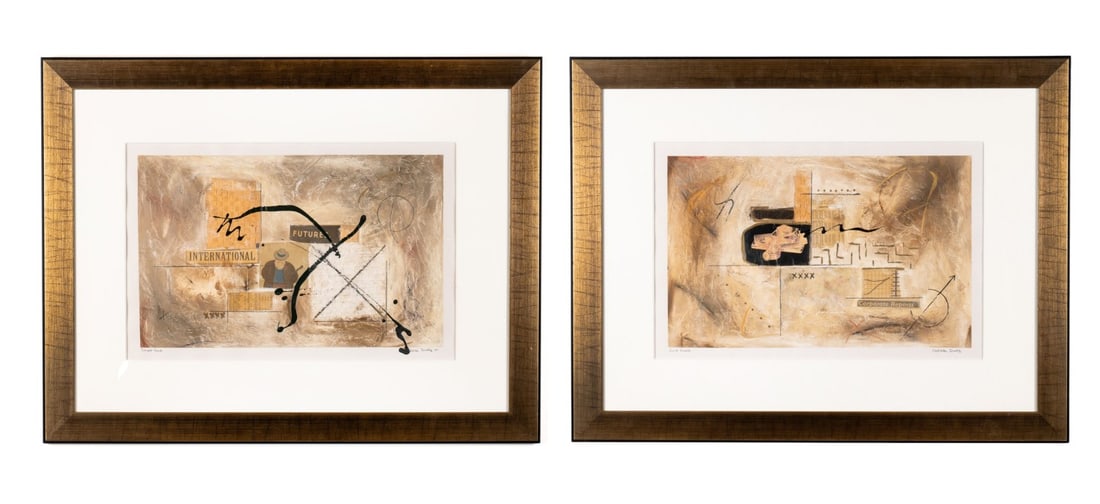 CADILLAC JONES (ATLANTA), TWO MIXED MEDIA ON PAPER (1 of 17)