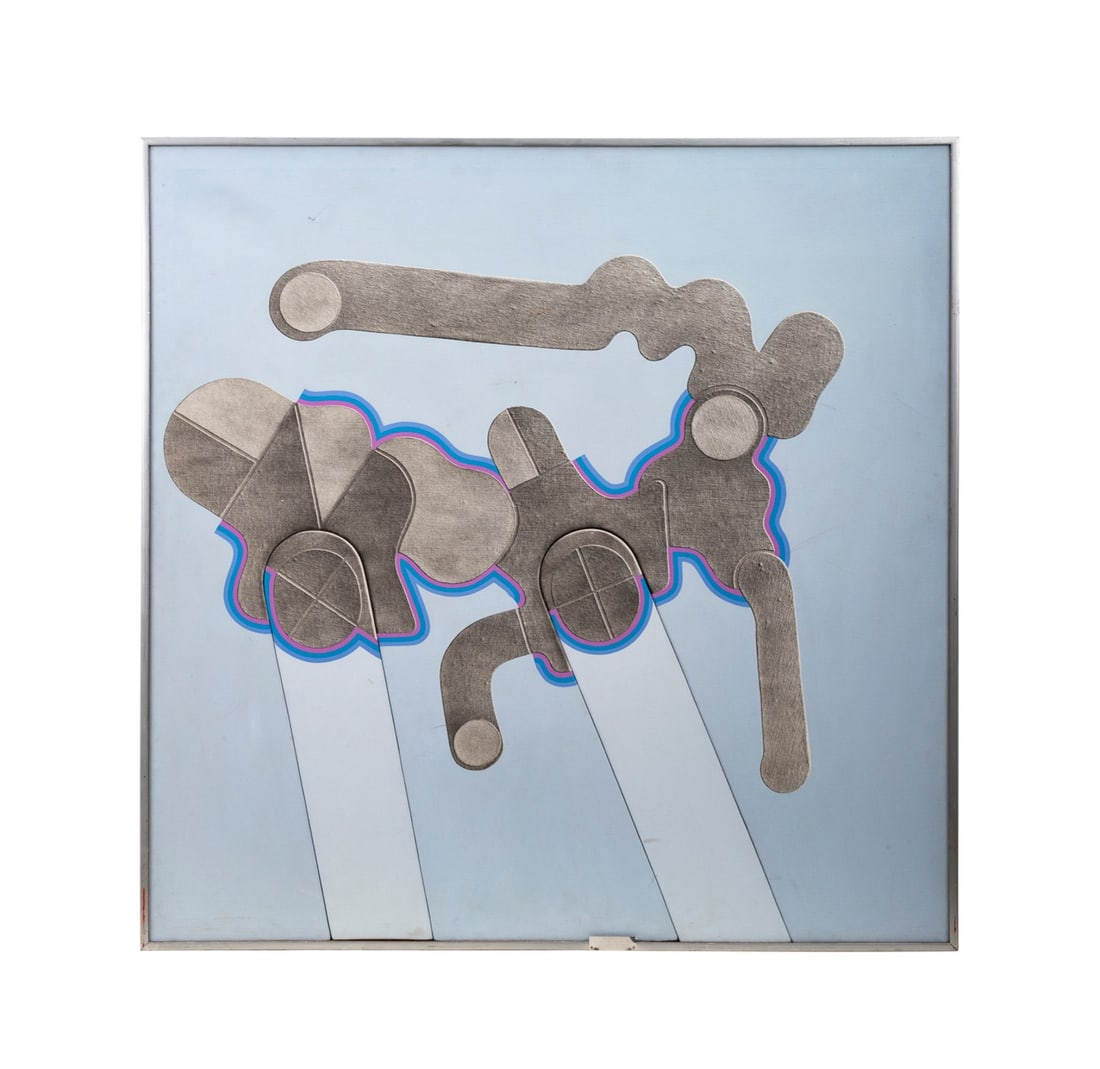 L. VICTOR HUGGINS JR., 'DOUBLE-SUNK' MIXED MEDIA (1 of 9)