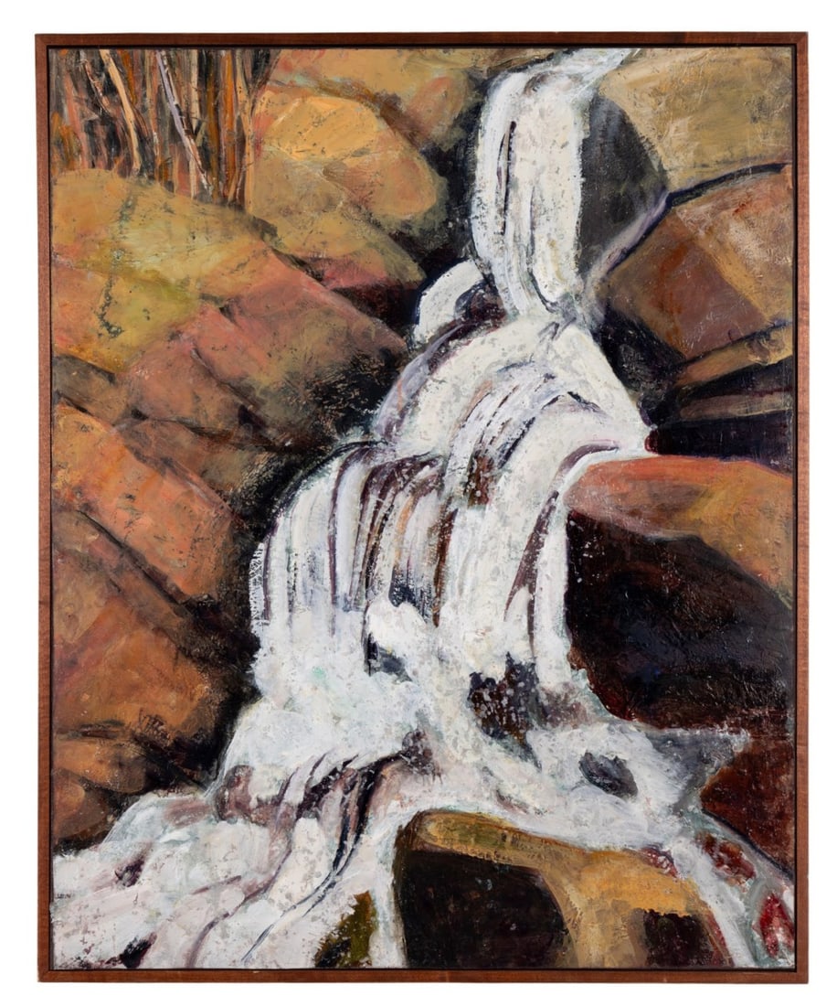 GENEVIEVE COTTER, 'WATERFALL #5', OIL (1 of 7)