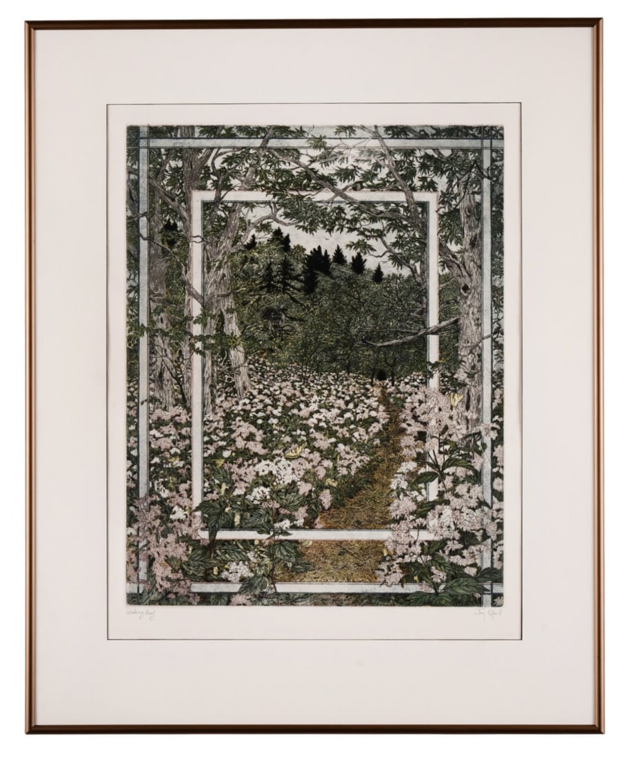 JAY PFEIL, 'EUPATORIUM RIDGE', ETCHING ON PAPER (1 of 10)