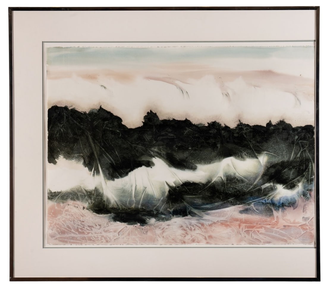 NANCY TUTTLE MAY, 'OCEAN WAVE I', 1985, WATERCOLOR (1 of 8)
