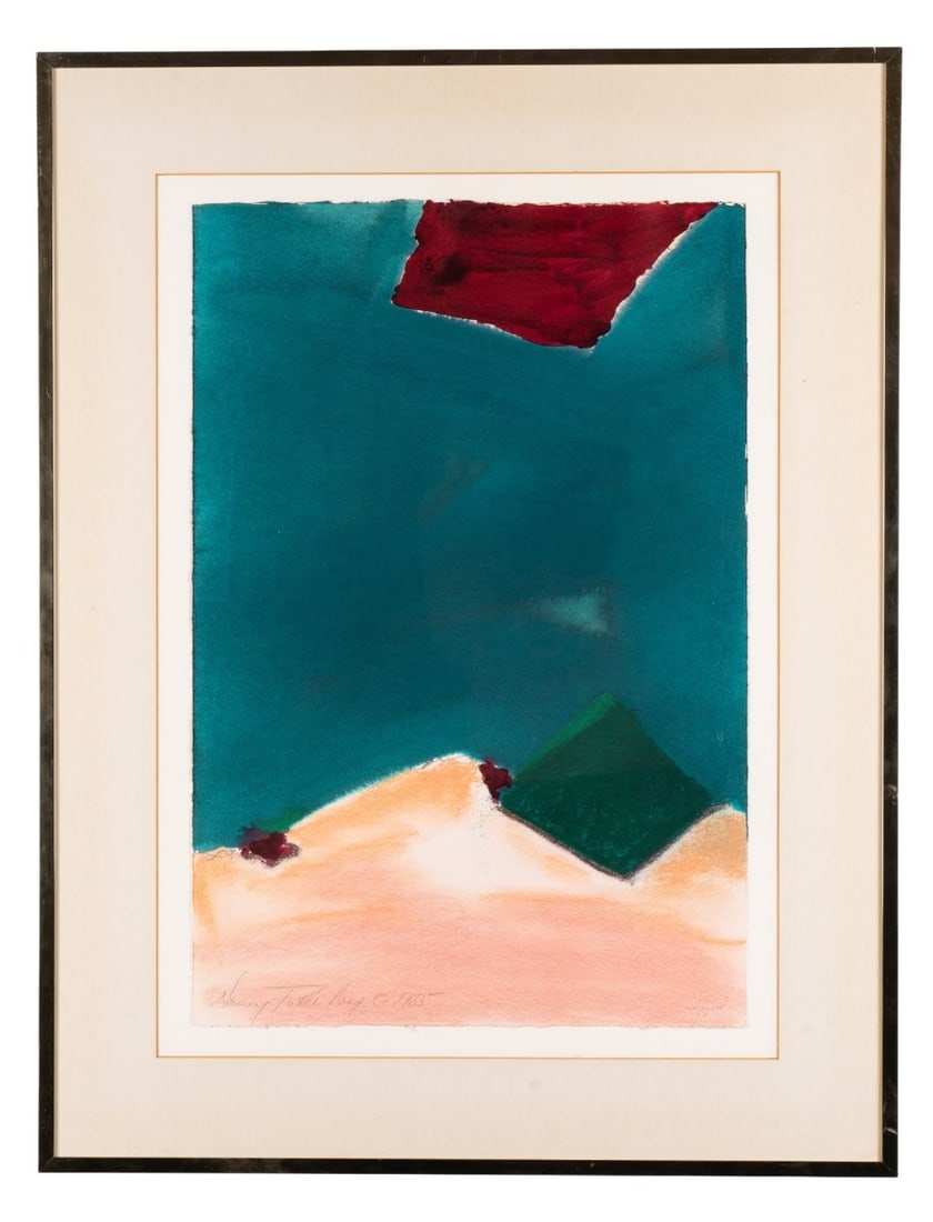 NANCY TUTTLE MAY, 'MAGENTA TEAL', 1985, WATERCOLOR (1 of 8)