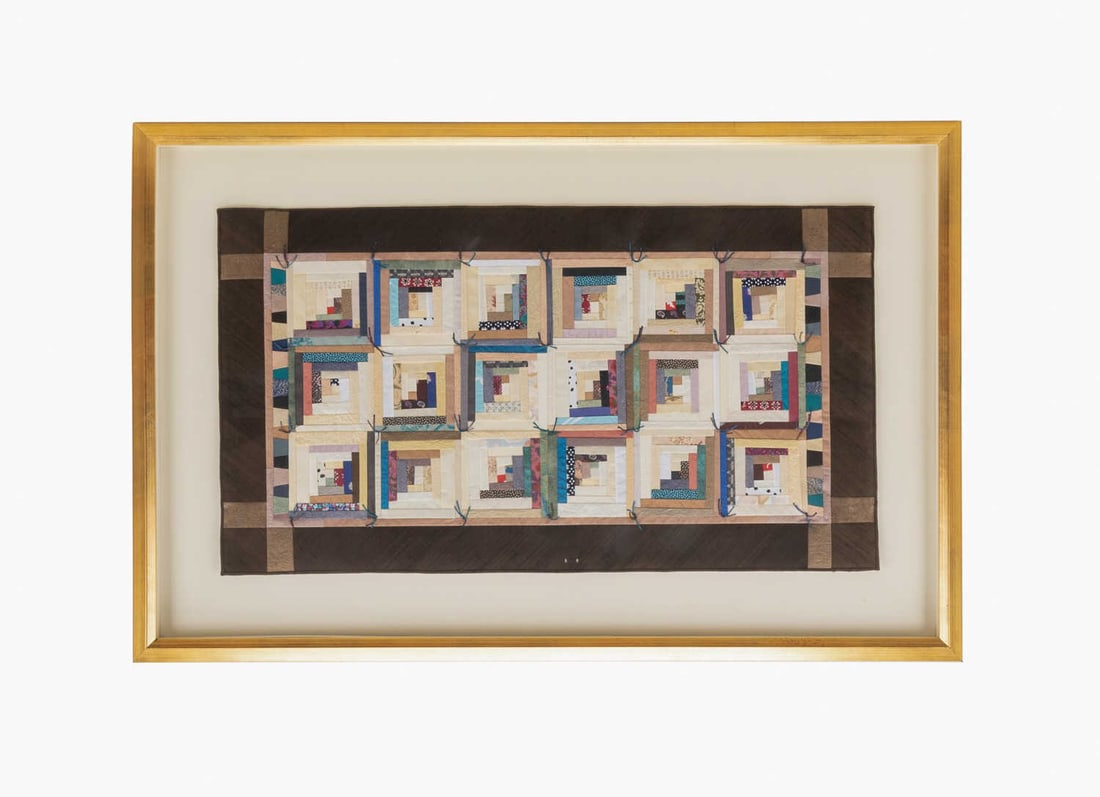 LUCINDA CARLSTROM, 'LOG CABIN QUILT', 1987 (1 of 4)