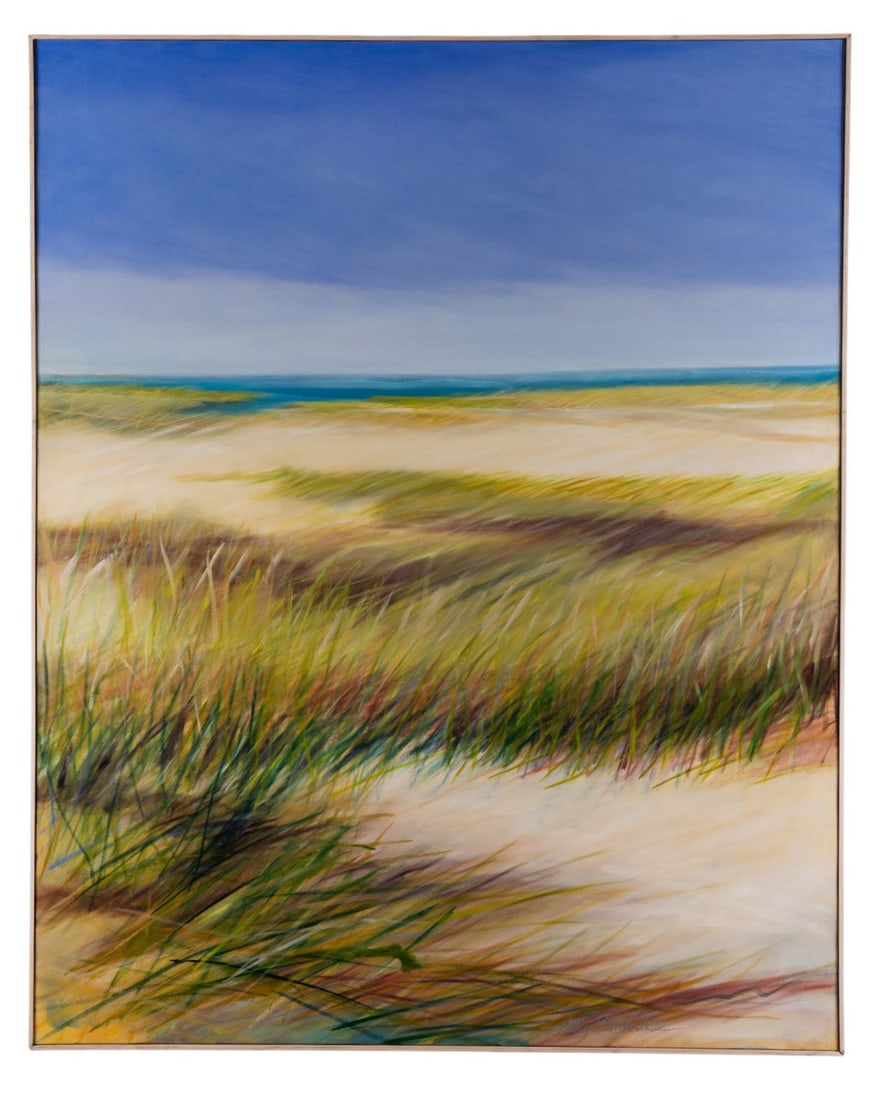 MARY ROUNTREE MOORE, LANDSCAPE, OIL ON CANVAS (1 of 8)