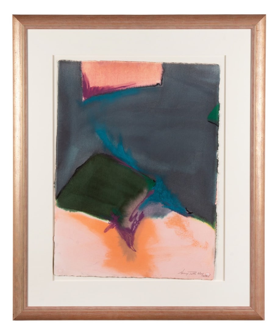 NANCY TUTTLE MAY, ABSTRACT, 1984, WATERCOLOR (1 of 7)