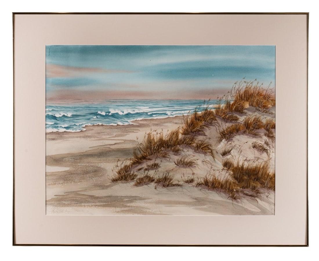 NANCY TUTTLE MAY, 'EVENING SHADOWS', WATERCOLOR (1 of 10)