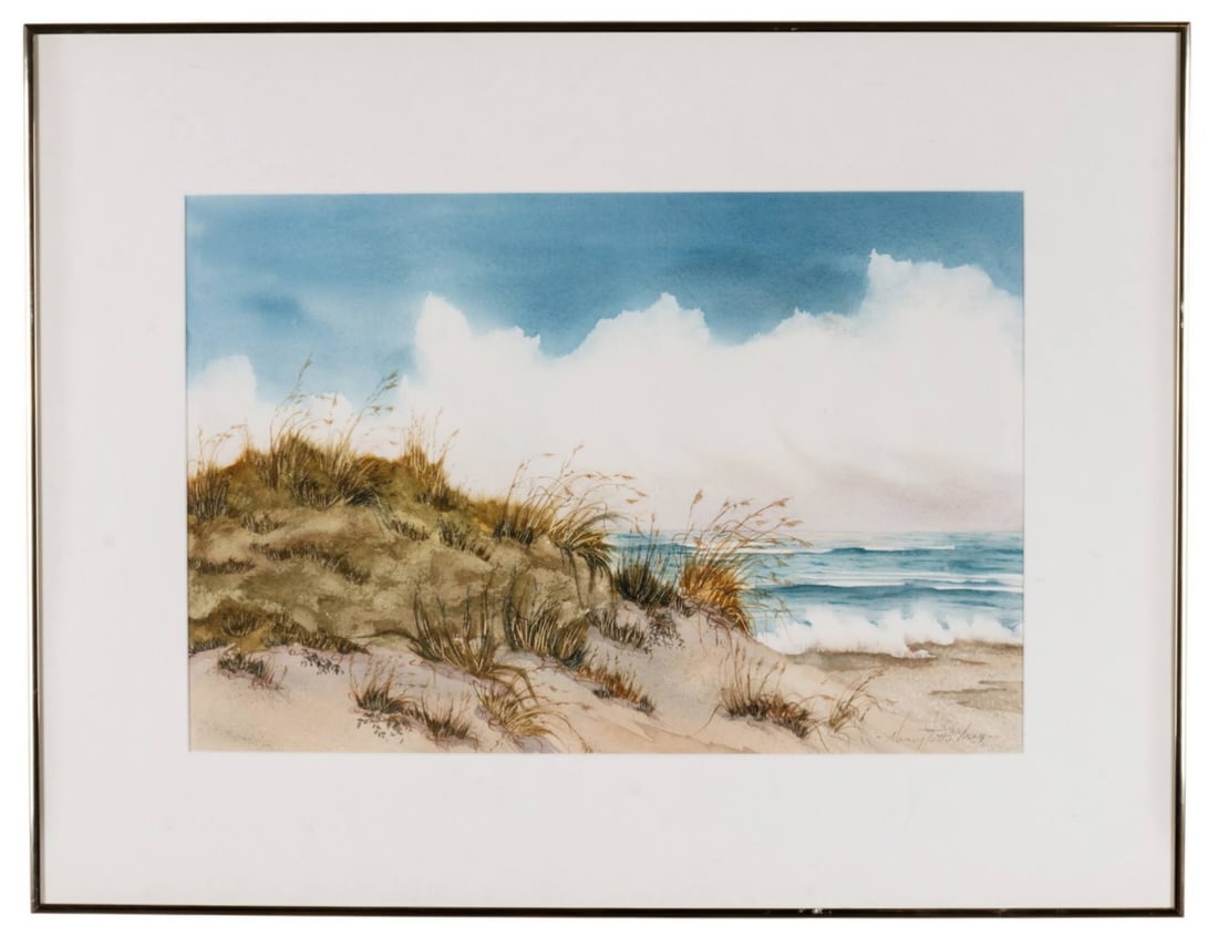 NANCY TUTTLE MAY, SAND DUNES, WATERCOLOR (1 of 8)