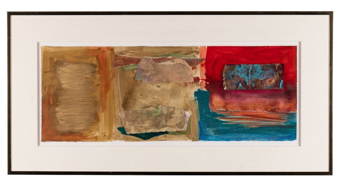 NANCY TUTTLE MAY 'SANTA FE SERIES II' MIXED MEDIA (1 of 8)