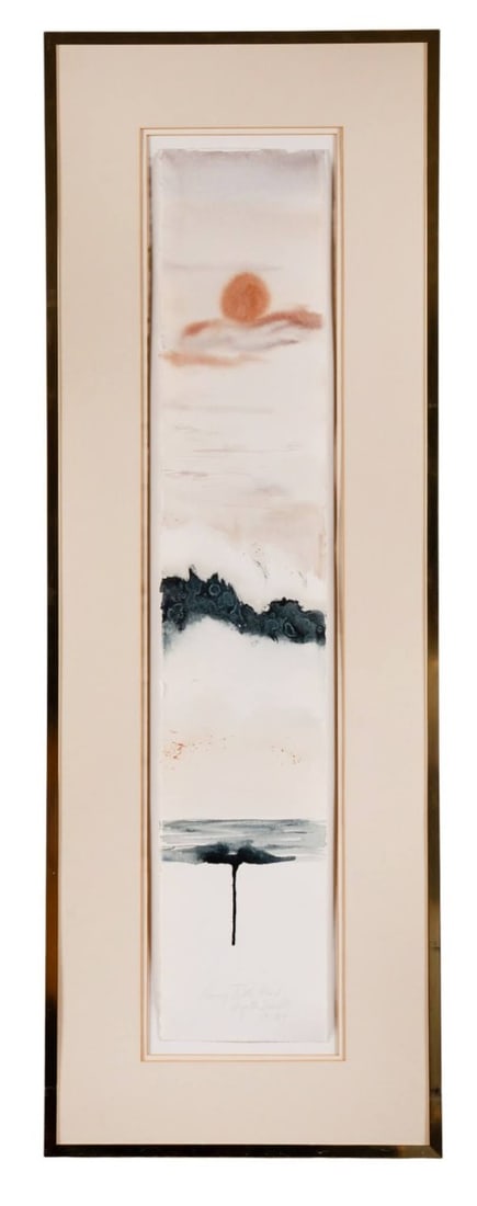 NANCY TUTTLE MAY, 'DEPTH SERIES', 1984, WATERCOLOR (1 of 8)