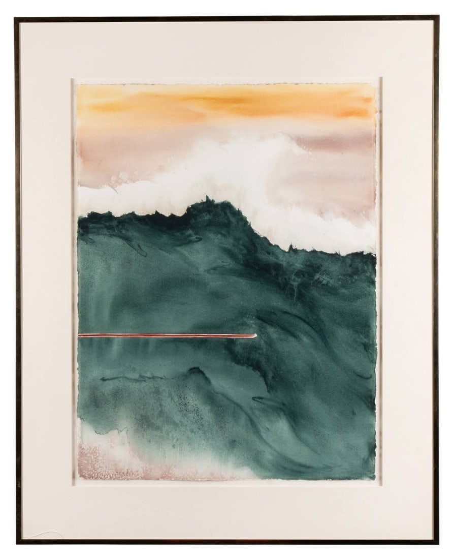 NANCY TUTTLE MAY, 'SEA SPRAY', WATERCOLOR (1 of 7)