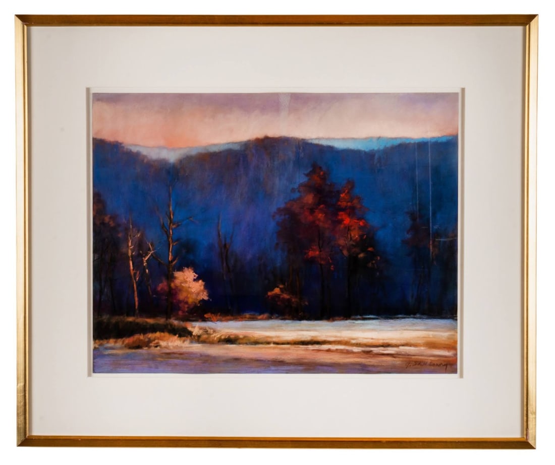 GAYLE STOTT LOWRY, 'IN THE DIM LIGHT III', PASTEL (1 of 9)