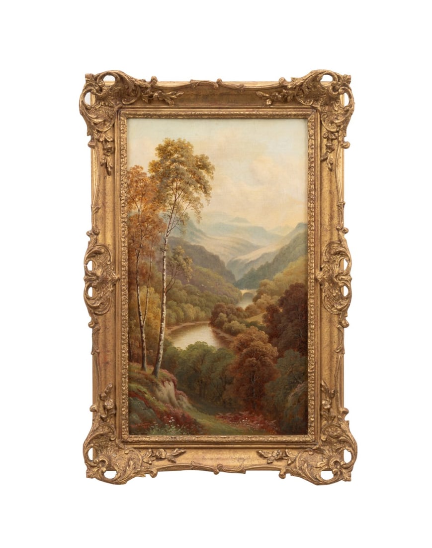 DAVID HORATIO WINDER, VERDANT LANDSCAPE, 1905, O/C (1 of 6)