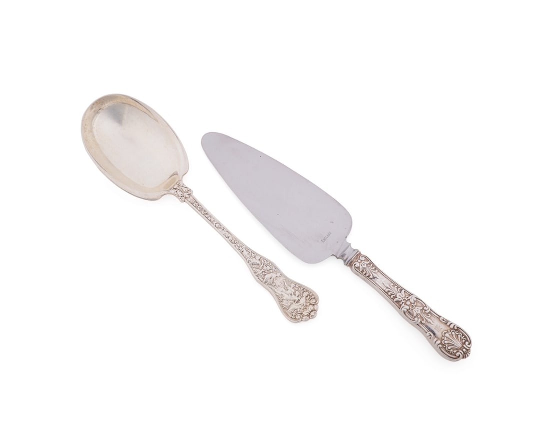 TIFFANY & CO., TWO STERLING SERVING UTENSILS (1 of 9)