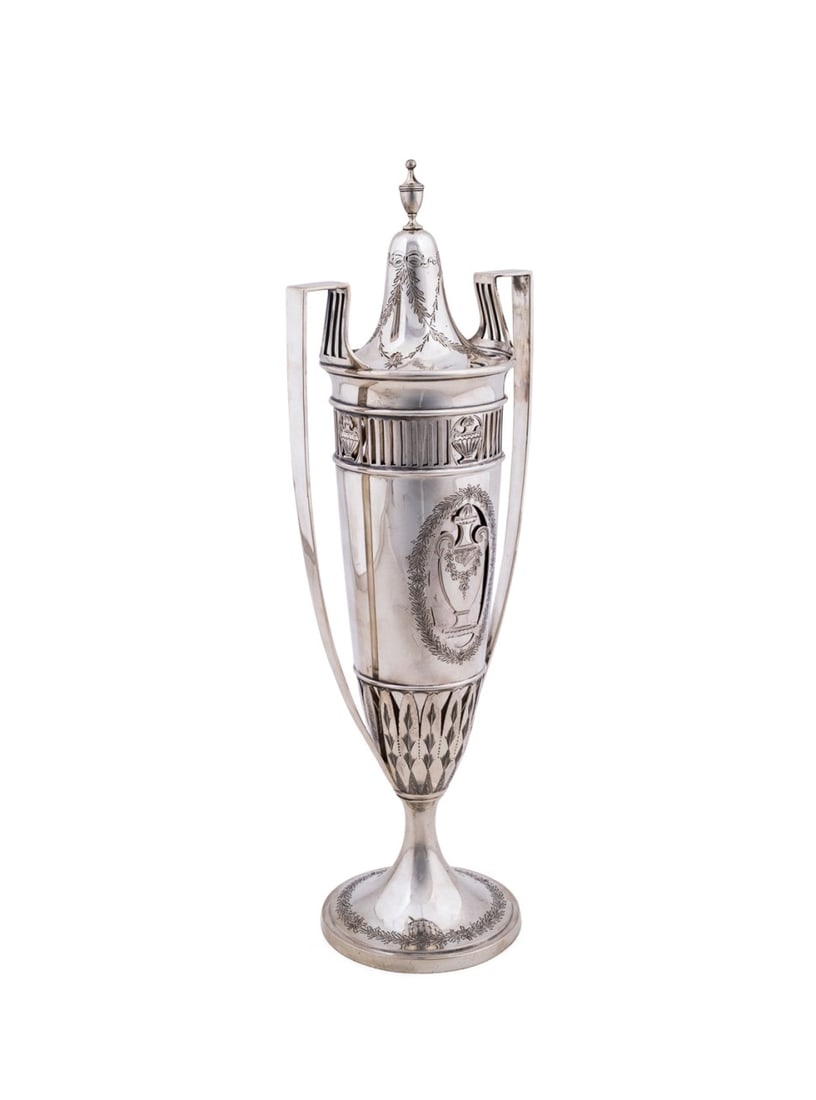 WILLIAM DURGIN STERLING SILVER ADAMS STYLE URN (1 of 7)