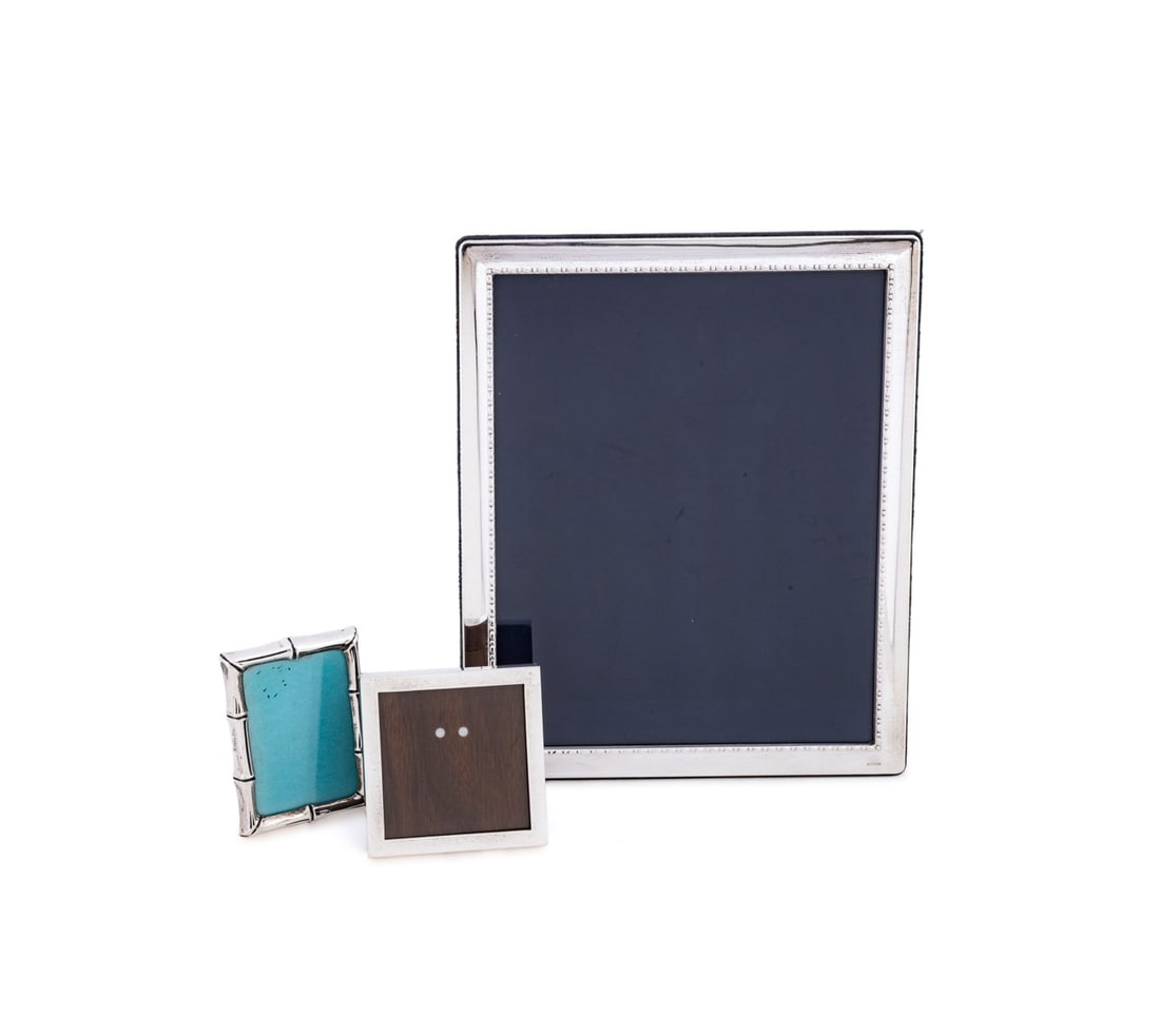 3 STERLING PHOTOGRAPH FRAMES, INCL. TIFFANY & CO. (1 of 7)