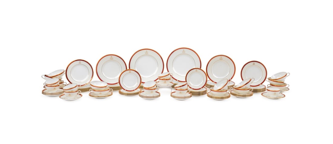 MINTON FOR THOMAS GOODE DINNERWARE FOR 10 (1 of 14)