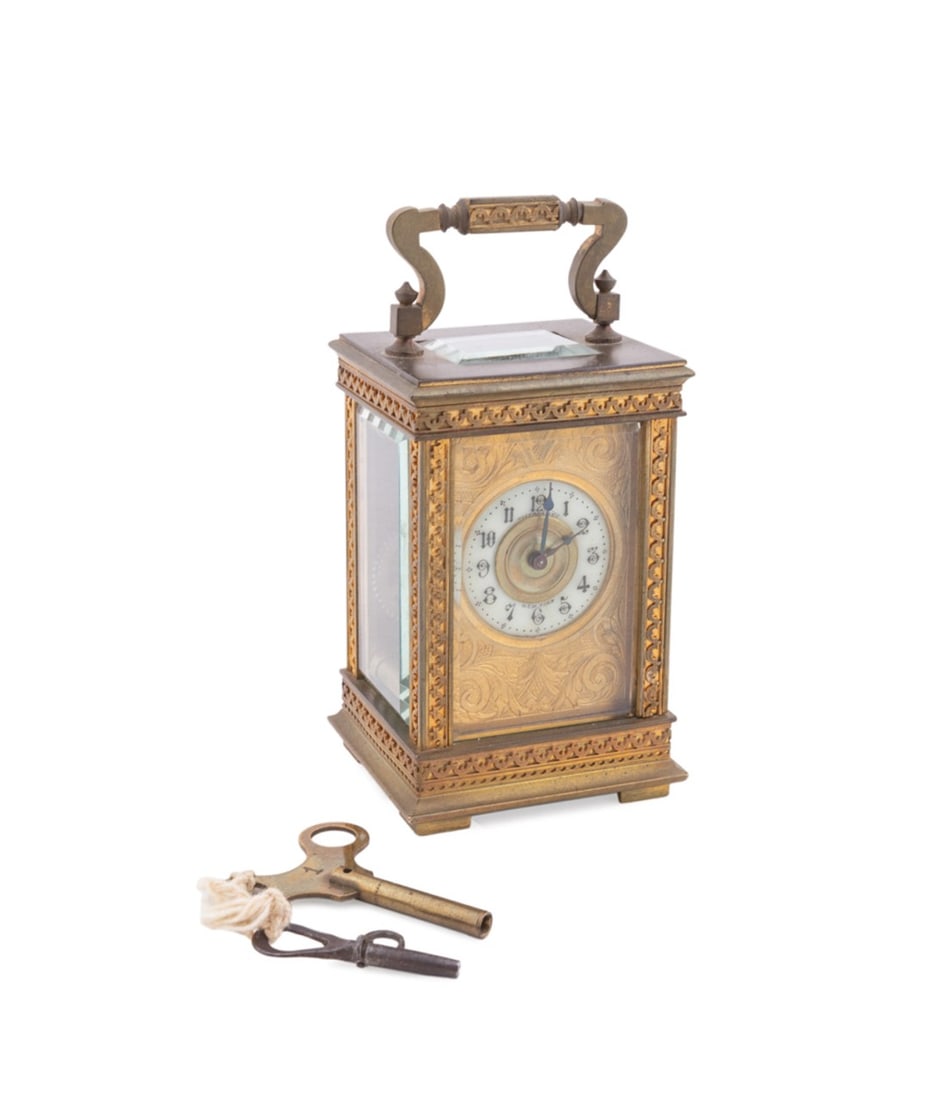 TIFFANY & CO. MINIATURE CARRIAGE CLOCK (1 of 8)
