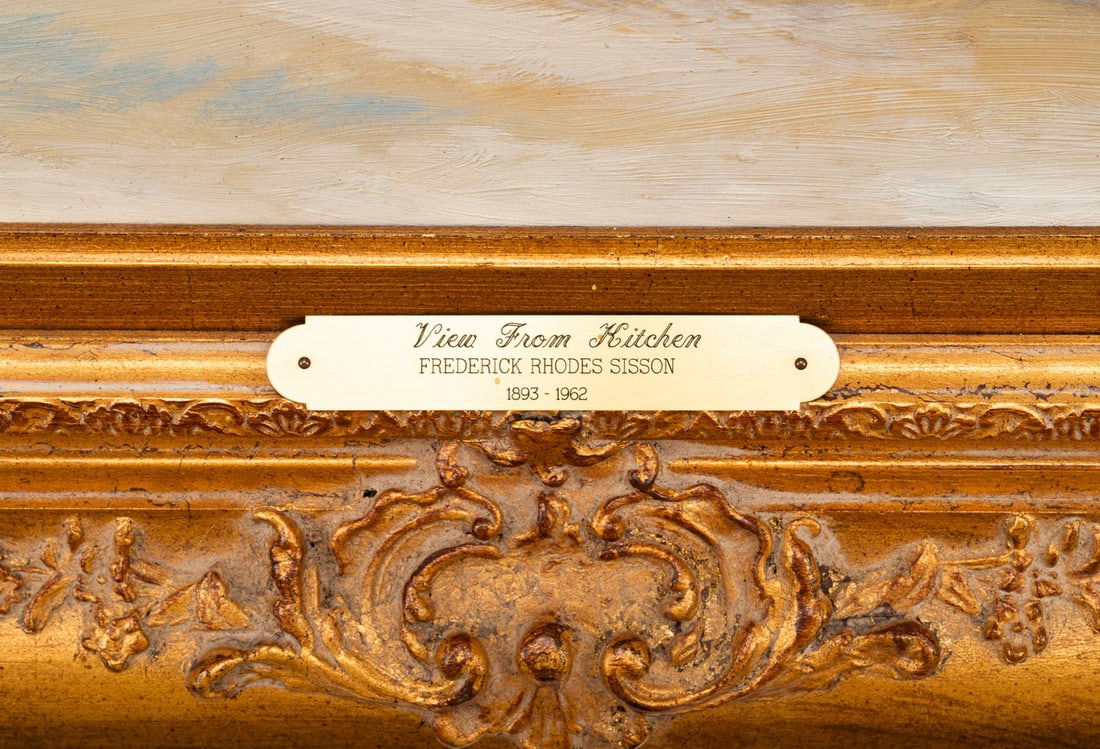 FREDERICK SISSON, 'VIEW FROM KITCHEN', 1950 - 4