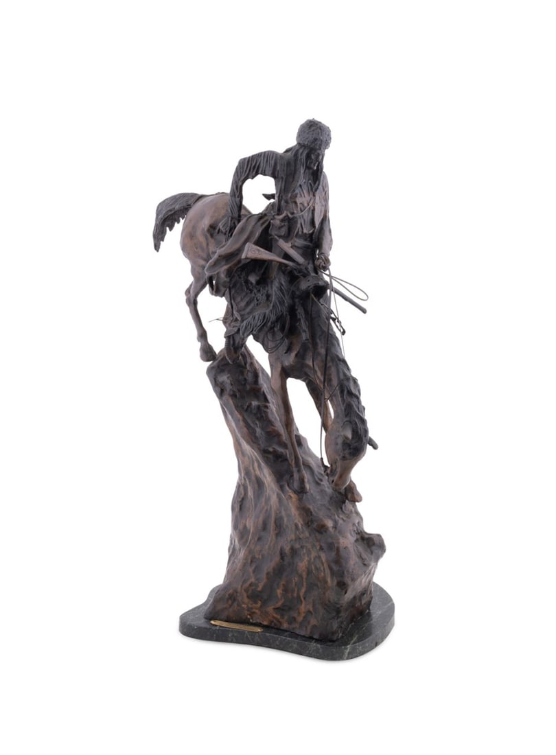 'THE MOUNTAIN MAN' BRONZE, AFTER F. REMINGTON (1 of 10)