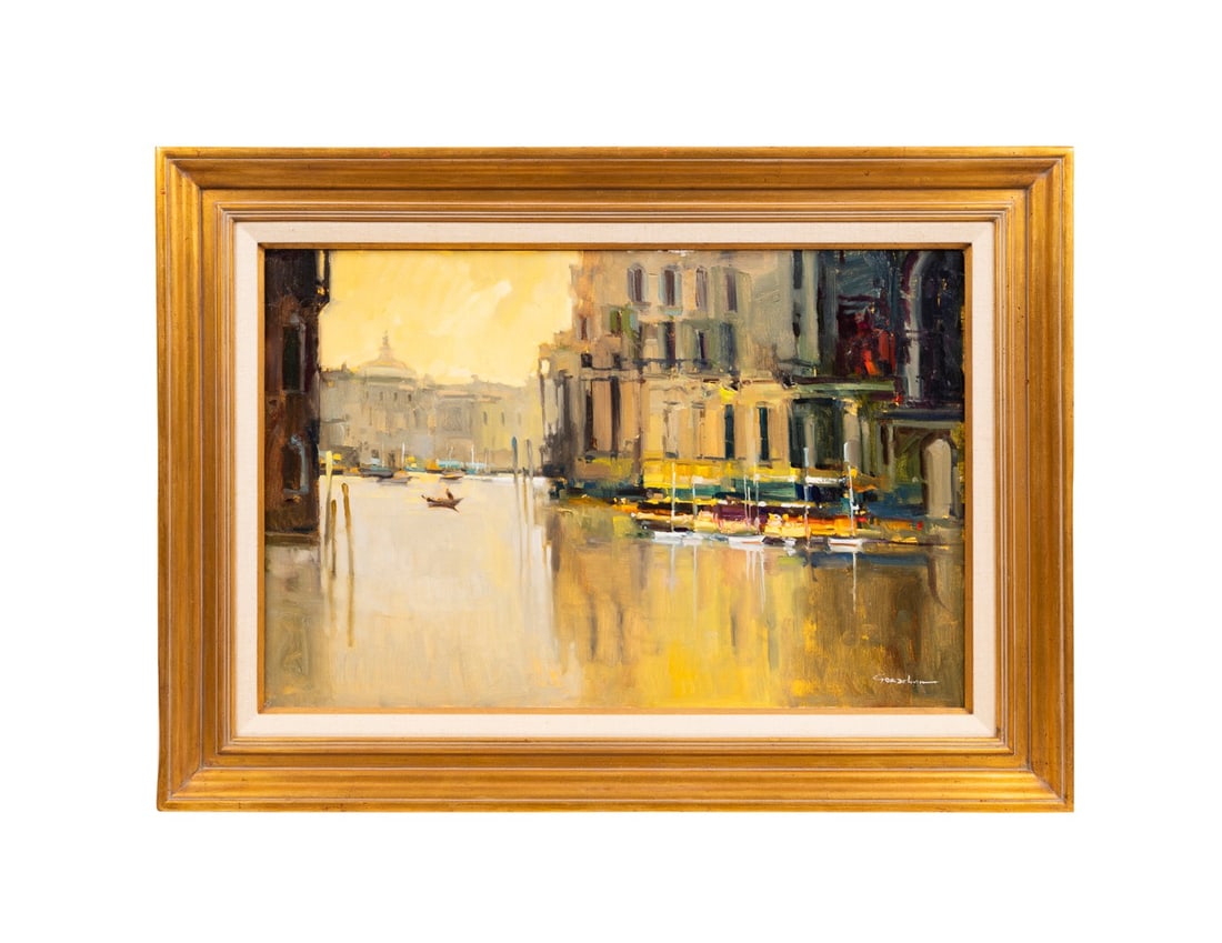 TED GOERSCHNER, 'VENICE GRAND CANAL', O/C (1 of 6)
