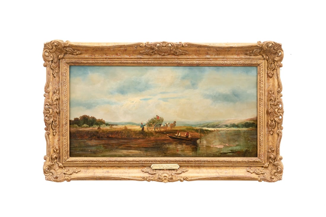 W.R. STONE, 'ON THE YARE, NEAR NORWICH', O/C (1 of 9)