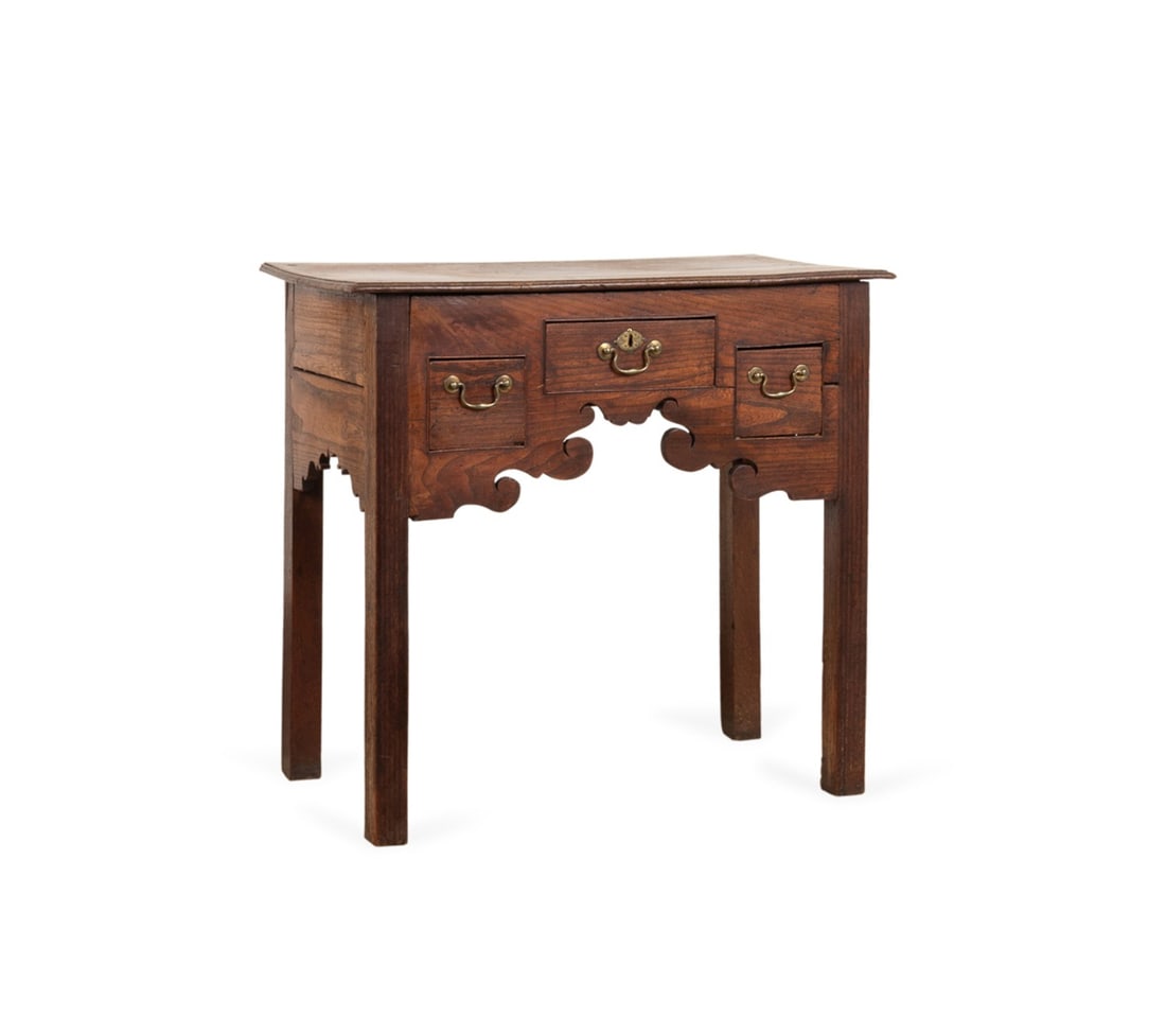 19TH C. GEORGIAN OAK LOWBOY OR DRESSING TABLE (1 of 6)