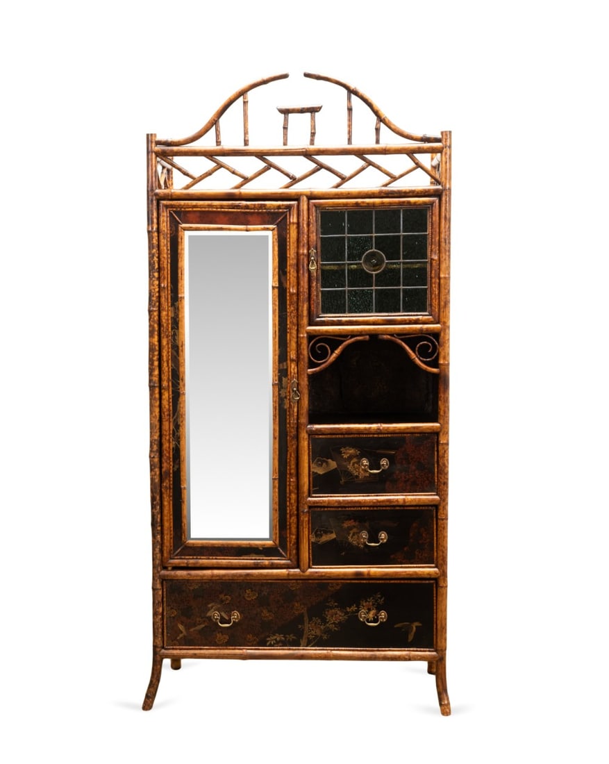 AESTHETIC MOVEMENT JAPONISME CHIFFOROBE, C. 1885 (1 of 7)