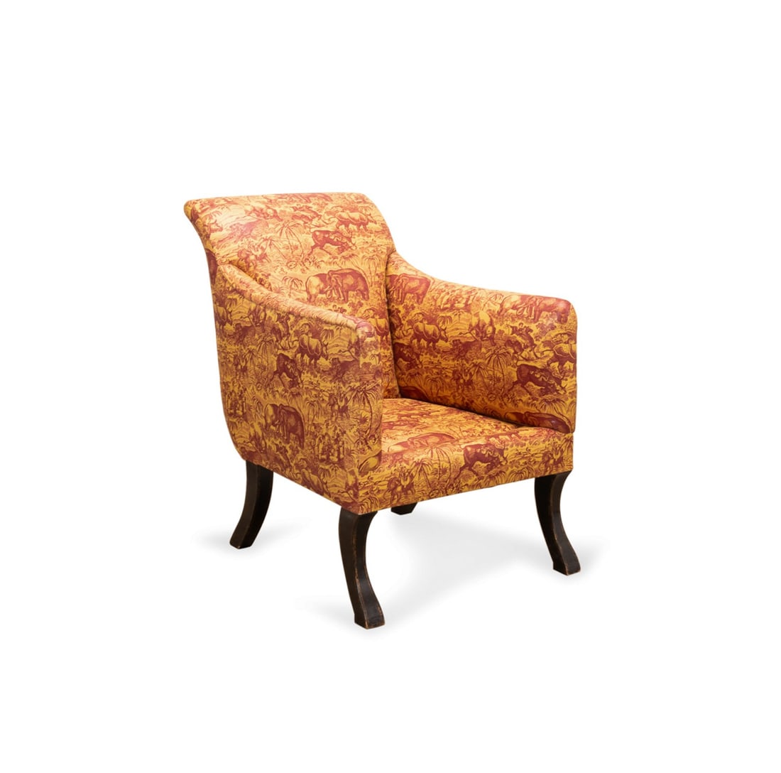 ROSE TARLOW 'REGENCY SABRELEG' ARMCHAIR, SLIPCOVER (1 of 10)