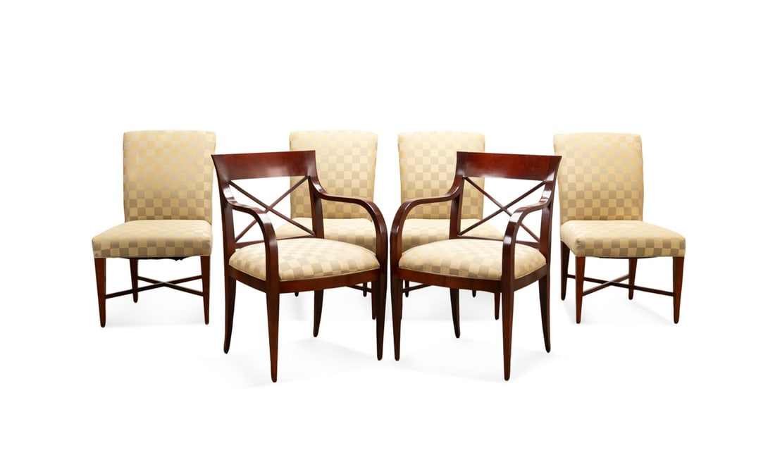M. VANDERBYL FOR BAKER, 6 ARCHETYPE DINING CHAIRS (1 of 5)