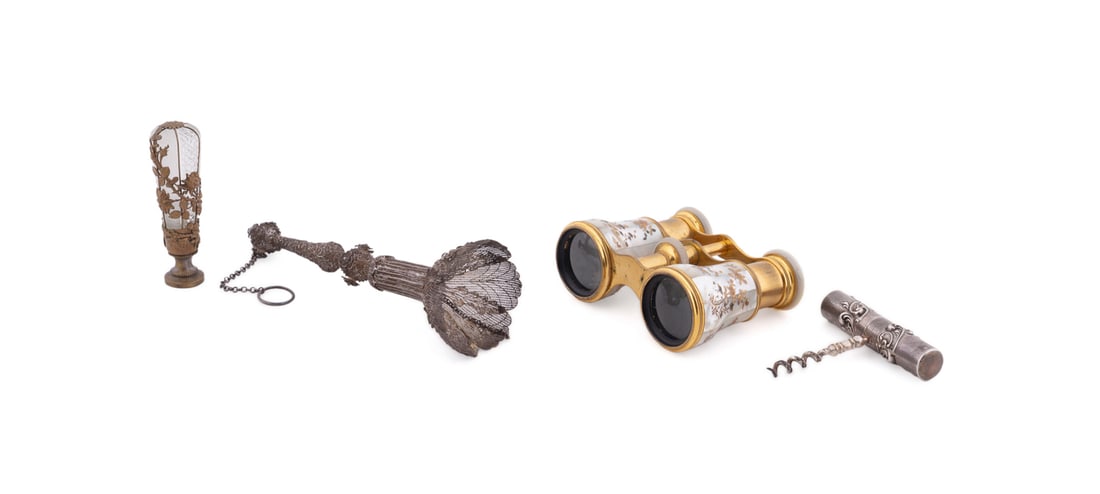 4 PCS POSY, CORKSCREW, OPERA GLASSES AND WAX SEAL (1 of 13)