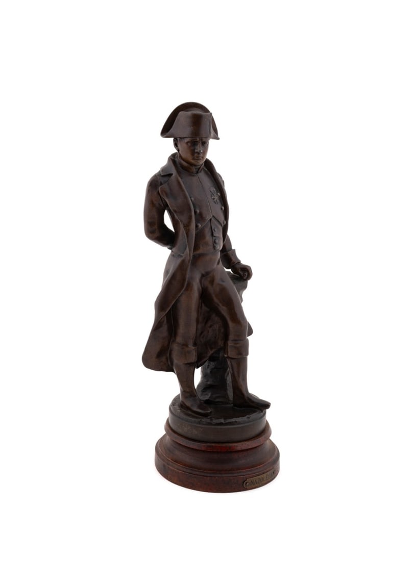 PATINATED SPELTER FIGURE OF NAPOLEON BONAPARTE (1 of 10)