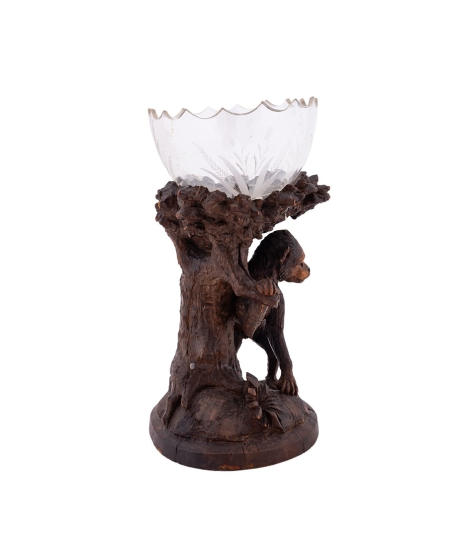 CARVED BLACK FOREST COMPOTE WITH MONKEY - 3