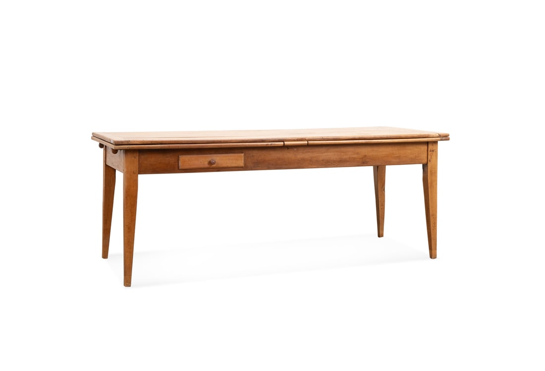 FRENCH COUNTRY EXTENDING WALNUT DINING TABLE (1 of 6)