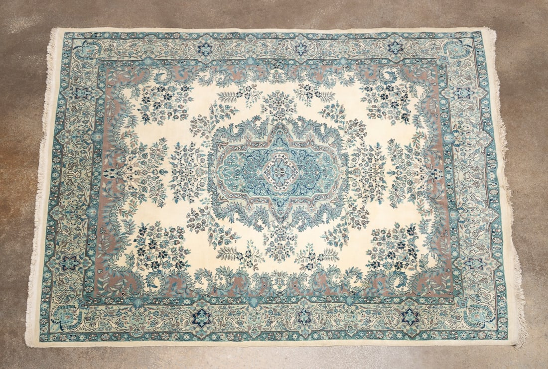 HAND WOVEN PERSIAN NAIN RUG (1 of 6)
