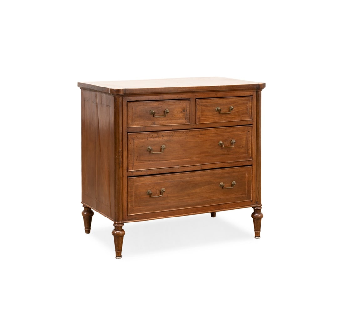 ITALIAN NEOCLASSICAL STYLE WALNUT COMMODE (1 of 7)