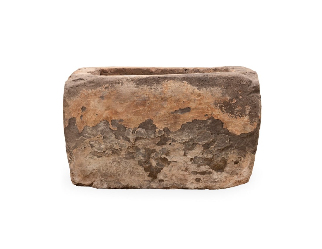 19TH/20TH C. EUROPEAN RECTANGULAR STONE TROUGH - 4