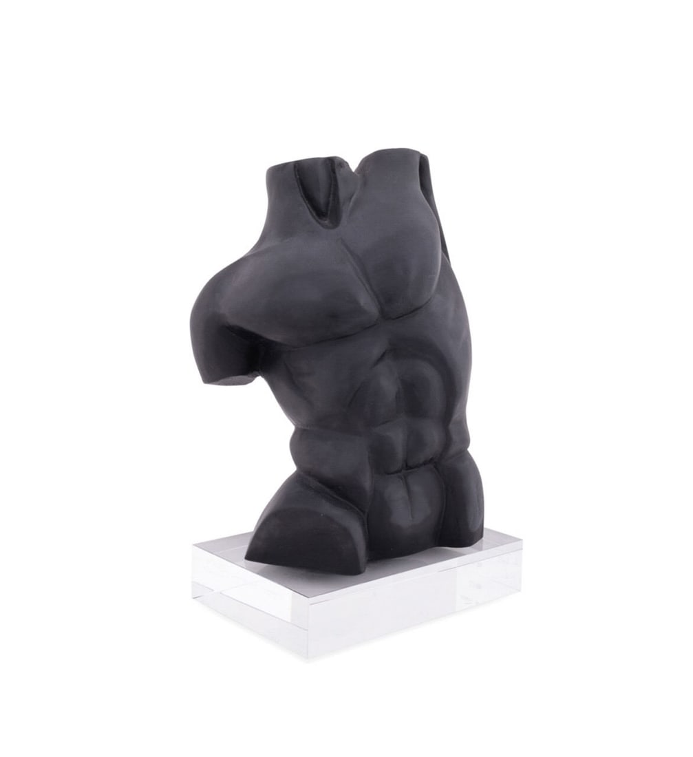 OSCAR TEMPETE FOR DAUM, 'MALCOLM', RARE FIGURE (1 of 7)