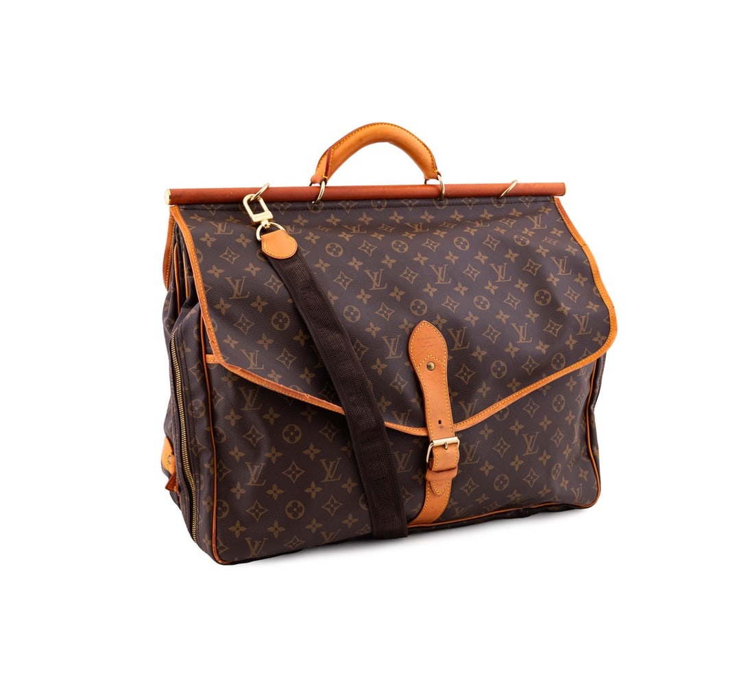 LOUIS VUITTON VINTAGE MONOGRAM CANVAS HUNTING BAG (1 of 13)
