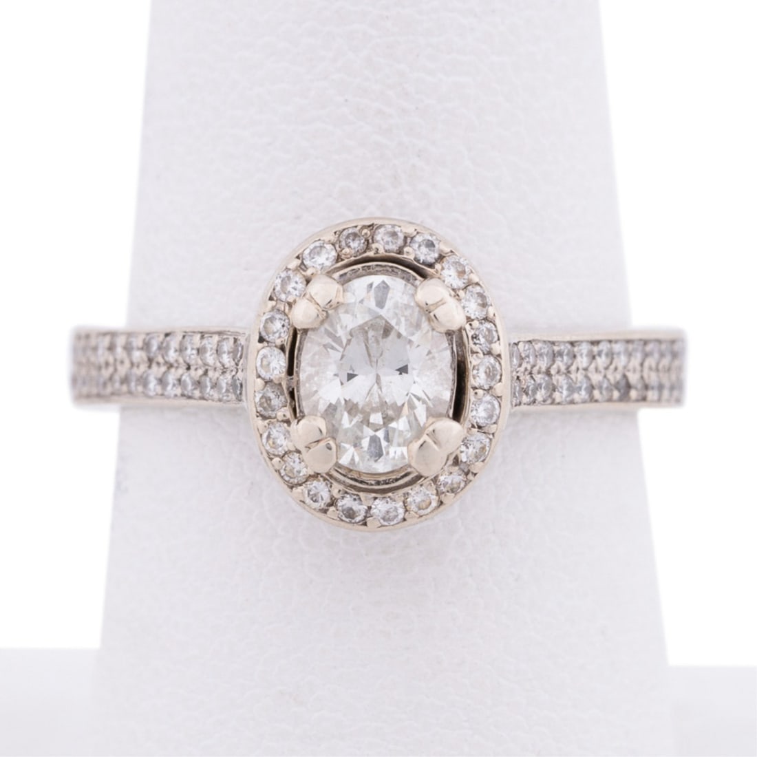 DIAMOND & 14K WHITE GOLD ENGAGEMENT RING (1 of 6)