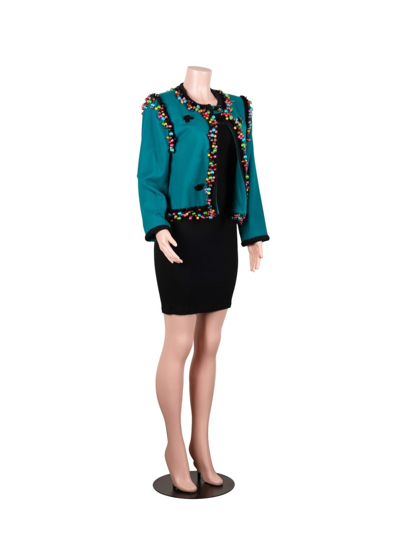 YVES SAINT LAURENT RIVE GAUCHE BON BON BEAD JACKET (1 of 6)
