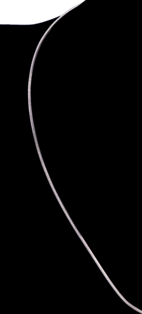 RECTANGULAR STERLING SILVER LOCKET ON CHAIN - 3