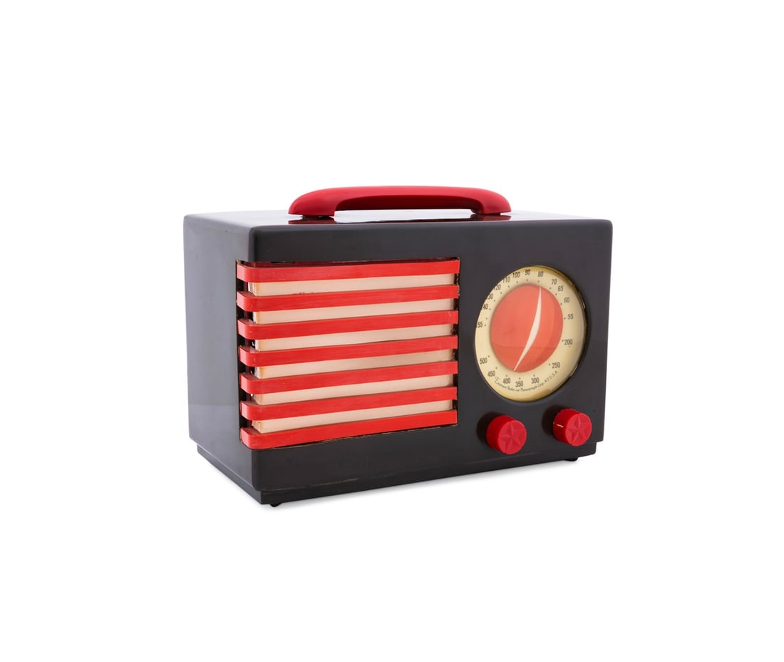 GEDDES FOR EMERSON MODEL 400 'PATRIOT' GREEN RADIO (1 of 8)