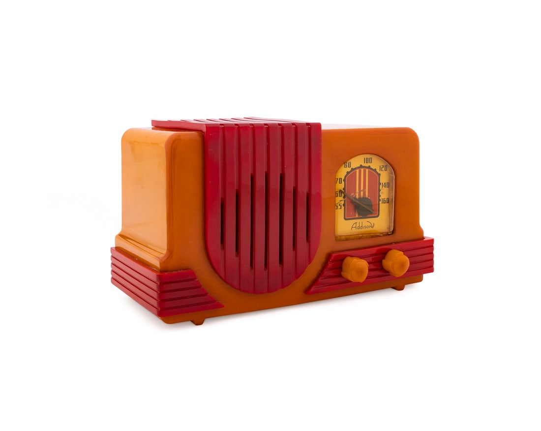 ADDISON MODEL 2C 'WATERFALL' BAKELITE RADIO (1 of 10)