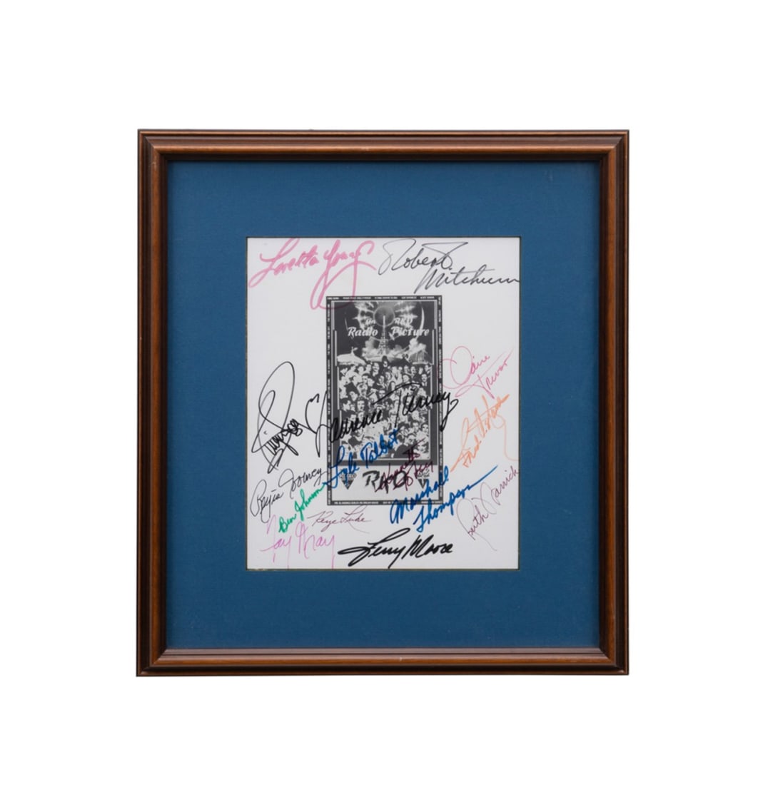 RKO RADIO PICS AUTOGRAPH PAGE W/ ASTAIRE & ROGERS (1 of 3)