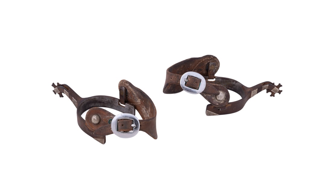 PAIR, COWBOY SPURS 26 BAR RANCH, JOHN WAYNE (1 of 7)