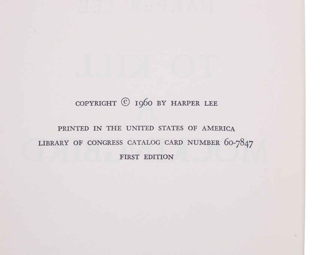 SIGNED 'TO KILL A MOCKINGBIRD', FIRST EDITION - 9